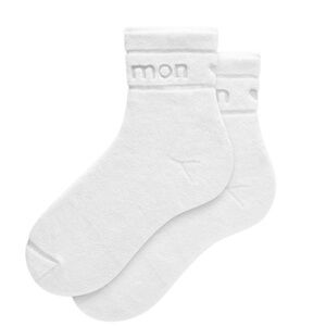 Lululemon Unisex Terry Quarter Socks White Medium